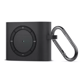   SPIGEN CLASSIC SHUFFLE szilikon tok karabiner FEKETE Apple AirPods Pro