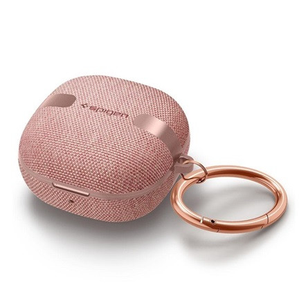 SPIGEN URBAN FIT szilikon tok karabíner, textil bevonat, BRONZ Samsung Galaxy Buds 2/Live/Pro