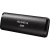 ADATA SSD Külső USB 3.2 512GB SE760, Fekete