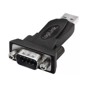   LogiLink USB-A 2.0 -> Serial RS-232 DB9 M/M adapter fekete