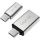 LogiLink USB-C -> USB-B 2.0 micro USB-C M/F adapter fém