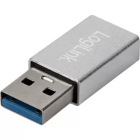   LogiLink USB 3.2 Gen1 Type-C adapter, USB-A/M-USB-C/F, ezüst