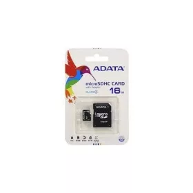   ADATA MicroSD kártya - 16GB microSDHC UHS-I Class10 (R/W: 80/10 MB/s) + adapter