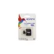 ADATA MicroSD kártya - 16GB microSDHC UHS-I Class10 (R/W: 80/10 MB/s) + adapter