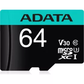  A-Data ADATA 64GB Premier Pro microSDXC/SDHC UHS-I U3 Class 10(V30S) memóriakártya