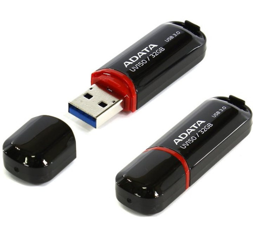 ADATA A-Data ADATA 32GB USB3.0 Fekete (AUV150-32G-RBK) Flash Drive