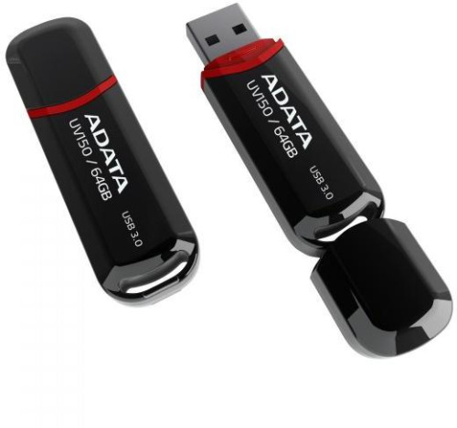 ADATA A-Data ADATA 64GB USB3.0 Fekete (AUV150-64G-RBK) Flash Drive