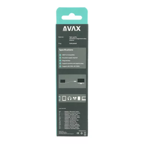 AVAX ADA AVAX AD902 PRIME Display - HDMI 2.1 8K/60Hz adapter - Dobozsérült termék