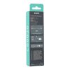 AVAX KAB AVAX CB603B POWER+ LED Type C-Type C 140W gyorstöltő, sodorszálas kábel, 5A, fekete - 1m - Dobozsérült termék