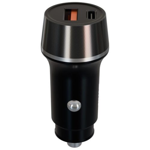 AVAX CHG AVAX CC304B CARLY USB-C (PD3.0)+USB-A (QC) 38W autós töltő, fekete