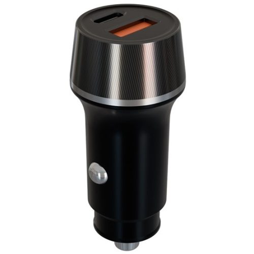 AVAX CHG AVAX CC304B CARLY USB-C (PD3.0)+USB-A (QC) 38W autós töltő, fekete