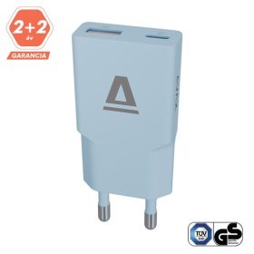   AVAX CHG AVAX CH641LB NANO SLIM 30W töltő adapter USB-C (PD3.0)+USB-A (QC3.0), világoskék