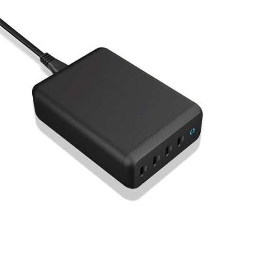 AVAX CHG AVAX DC637 DESKY+ 4xType C (PD 3.0) 200W GaN gyorstöltő elosztó - Dobozsérült termék