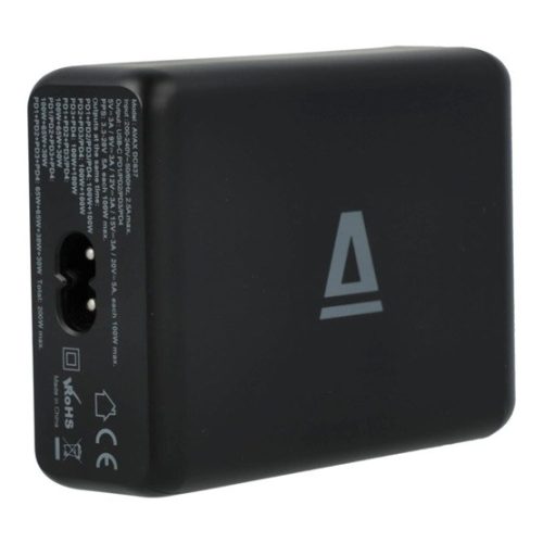 AVAX CHG AVAX DC637 DESKY+ 4xType C (PD 3.0) 200W GaN gyorstöltő elosztó - Dobozsérült termék