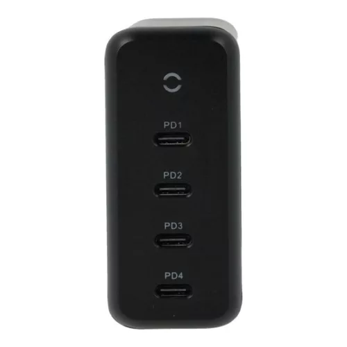 AVAX Hálózati töltő 4xUSB-C 200W Gyorstöltő fekete