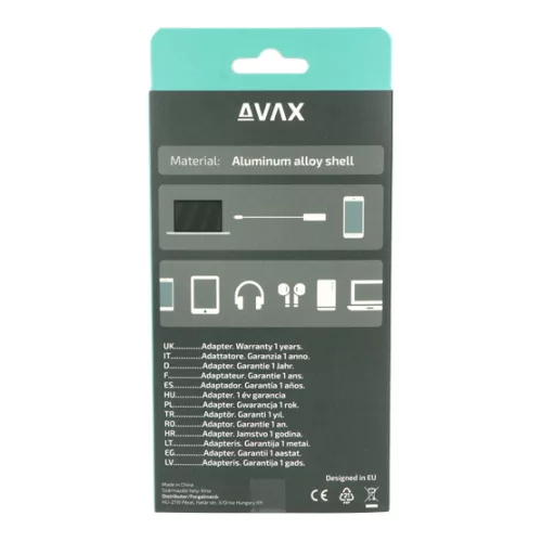 AVAX ADA AVAX HB601 CONNECT+ Type C - 4xUSB 3.0 HUB