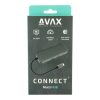 AVAX USB HUB USB-C 8in1 2xUSB3.0, USB-C, HDMI, RJ45, TF/SD, 100W