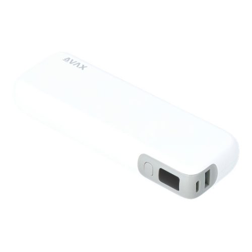 AVAX CHG AVAX PB106W LEISURE PD/Type-C 30W+QC 18W gyorstöltő Powerbank 15.000mAh, fehér - Dobozsérült termék