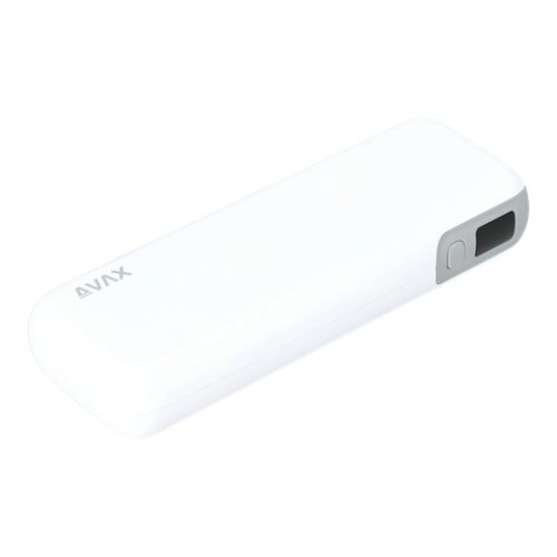 AVAX CHG AVAX PB106W LEISURE PD/Type-C 30W+QC 18W gyorstöltő Powerbank 15.000mAh, fehér - Dobozsérült termék