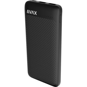   AVAX CHG AVAX PB120 LIGHTY+ 20W 10.000mAh powerbank USB-C (PD 3.0) + 2×USB-A, fekete
