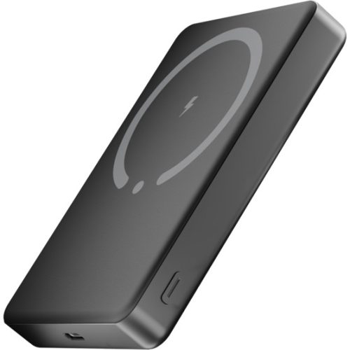 AVAX CHG AVAX PB600 FREELY+ 15W Mágneses SLIM Vezeték nélküli Powerbank 10.000mAh + 20W USB-C (PD3.0), szürke