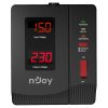 NJOY Toroid Transzformátor 1000VA - Alvis 1000 AVR (Kimenet: 1x Shucko, LCD kijelző, indítás késleltetés)