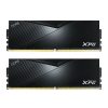 ADATA Memória Desktop - 32GB KIT XPG DDR5 LANCER RGB (2x16GB, 5200MHz, CL38, 1.25V, hűtőbordás, fekete, RGB)