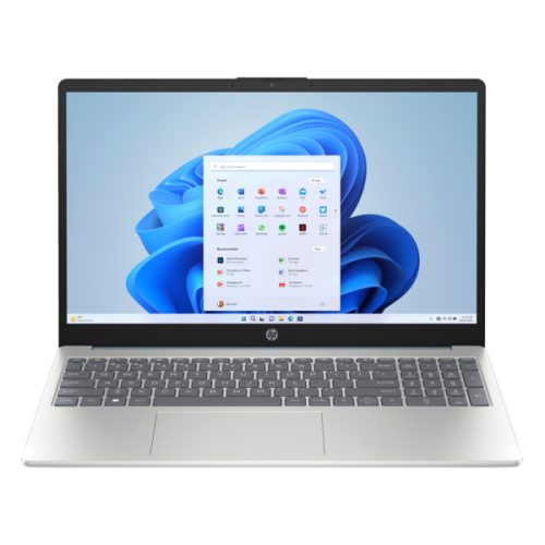 HP Notebook - 15-fc0022nh 15.6" FHD AG IPS, Ryzen3 7320U 2.4GHz, 8GB, 512GB SSD, kék/ezüst
