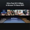 TP-LINK Wireless Router Tri-Band BE9300 1xWAN(2.5Gbps) + 4xLAN(2.5Gbps) + 1xUSB 3.0, Archer BE550