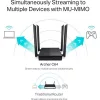 TP-LINK Wireless Router Dual Band AC1200 1xWAN(1000Mbps) + 4xLAN(1000Mbps), Archer C64