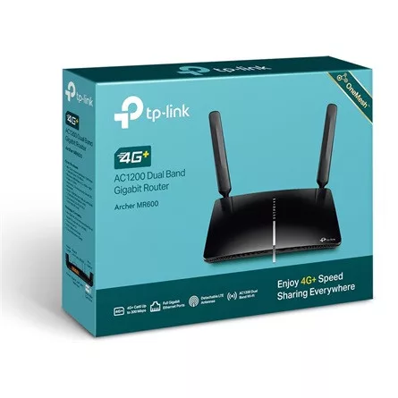 TP-LINK 3G/4G Modem + Wireless Router Dual Band AC1200 1xWAN/LAN(1000Mbps) + 3xLAN(1000Mbps), Archer MR600