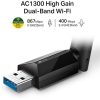 TP-Link Hálózati adapter WiFi AC1300 - Archer T3U Plus (USB3.0; 400Mpbs 2,4GHz + 867Mbps 5GHz; MU-MIMO, Antenna)