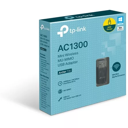 TP-LINK Wireless Adapter USB Dual Band AC1300, Archer T3U