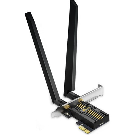 TP-LINK Wireless és Bluetooth 5.4 Adapter PCI-Express Dual Band BE6500, ARCHER TBE400E
