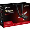 TP-Link Archer TBE552E BE9300 9,3Gb/s PCIe x1 Tri-Band Wi-Fi Bluetooth hálózati adapter low profile (BT5.4)