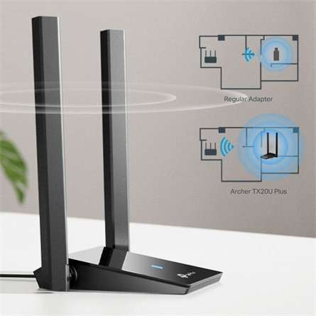 TP-LINK Wireless Adapter USB Dual Band AX1800, ARCHER TX20U PLUS