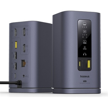 Baseus Spacemate 11-in-1 HUB és töltőállomás, szürke