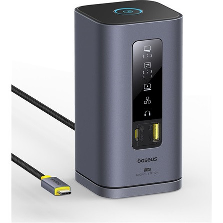 Baseus Spacemate 11-in-1 HUB és töltőállomás, szürke