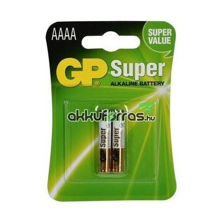 GP Batteries GP Super alkáli AAAA (25A) 2db/bliszter elem