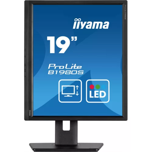 iiyama Prolite monitor, TN,  19", 1980S-B1, 1280x1024, 5:4, 250cd, 3ms, HDMI/DP