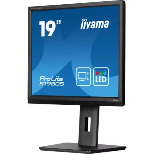 iiyama Prolite monitor, TN,  19", 1980S-B1, 1280x1024, 5:4, 250cd, 3ms, HDMI/DP