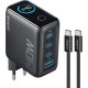 Anker Eufy B2697GZ1 140W univerzális hálózati töltő adapter szürke
