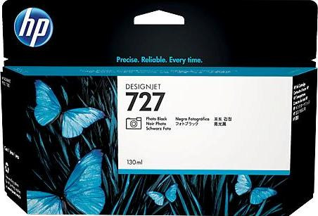 HP 727 fotófekete DesignJet tintapatron, 130 ml