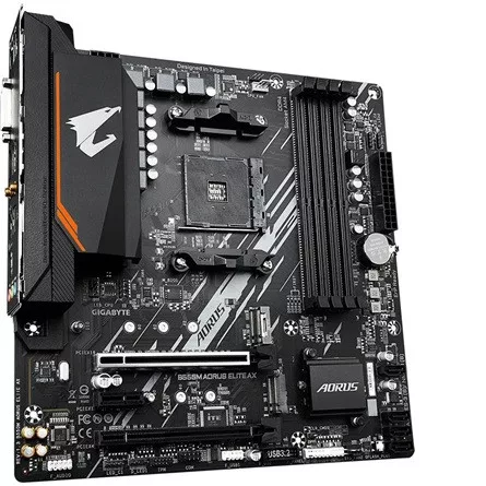Gigabyte B550M AORUS ELITE AX desktop alaplap microATX