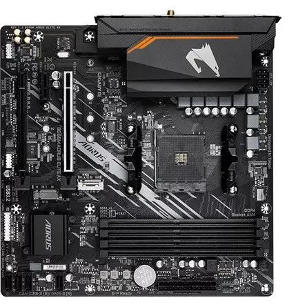 Gigabyte B550M AORUS ELITE AX desktop alaplap microATX