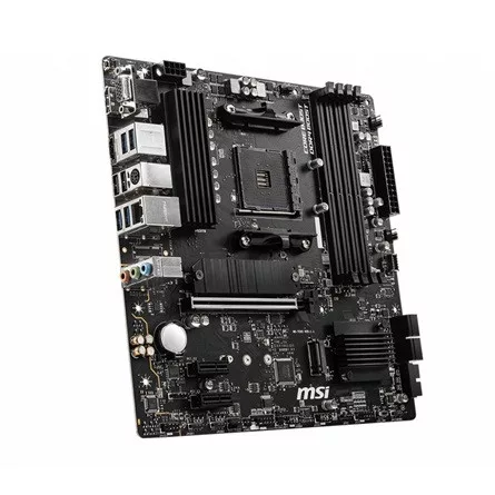 MSI Main Board Desktop B550M PRO-VDH (AM4, B550, 4xDDR4, 1xPCIe x16, 2xPCIe x1, 4xSATA, 2xM.2, 5xUSB3.2 Gen1, 6xUSB2.0, DP, HDMI, D-SUB, GLAN, mATX, Retail)