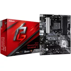   ASROCK Main Board Desktop B550 PHANTOM GAMING 4 (AM4, B550, 4xDDR4, 1xPCIe 4.0 x16, 1xPCI 3.0x16, 2xPCIe 3.0x1, 6xSATA, 1xM.2 PCIe Gen4x4, 1xM.2, 8xUSB3.2 Gen1, HDMI, GLAN, ATX, Retail)