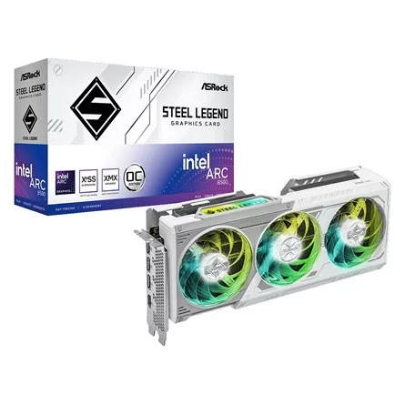 ASRock Intel Arc B580 Steel Legend 12GB OC videokártya