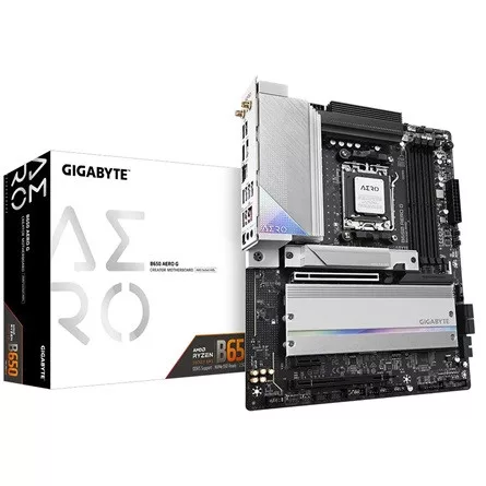 GIGABYTE Alaplap AM5 B650 AERO G AMD B650, ATX