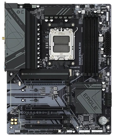 Gigabyte Alaplap - AMD B650 EAGLE AX AM5 (B650, 4xDDR5 5200MHz, RAID, 4xSATA3, M.2, 8xUSB2.0, 6xUSB3.1)